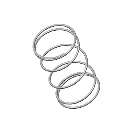 Approved Vendor Compression Spring, O=1.343, L= 2.38, W= .063 G609966803